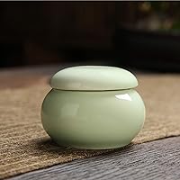 Vista 2 de Artcome Matcha - Soporte de cerámica para ceremonia tradicional de té japonesa, color verde
