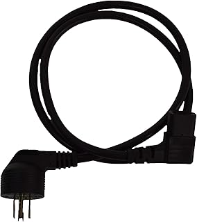 PDi TV Power Cord, 3 ft, Healthcare-Grade Cable for Patient Television use in Hospitals, Dialysis, or Medical Clinic Facilities.