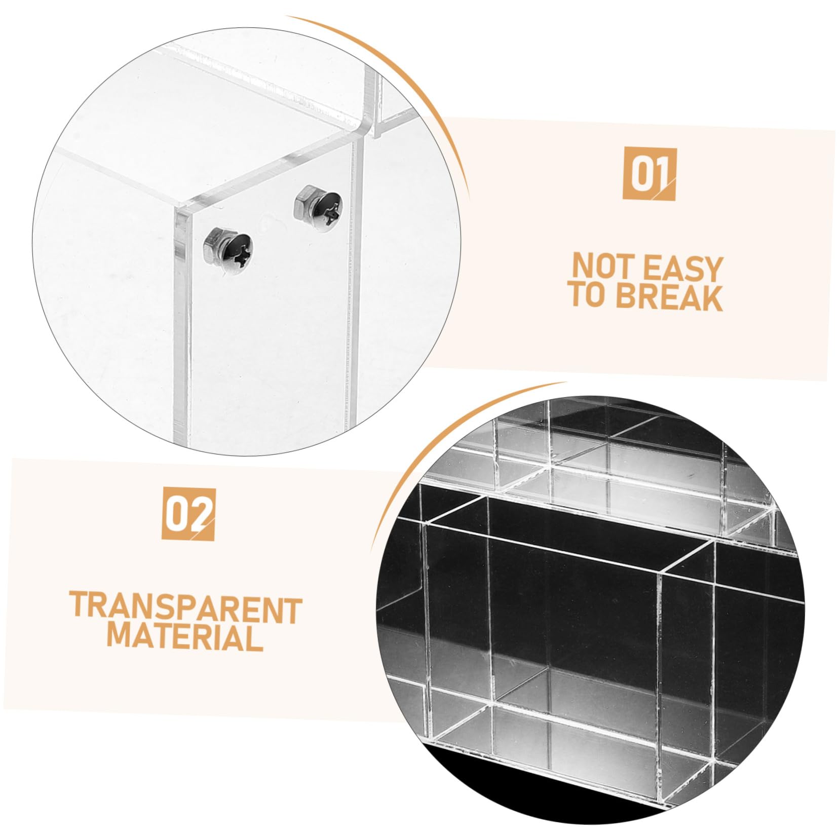 Lottoscheinhalter aus Acryl mit Modernem Design Durchsichtige Aufbewahrungsbox für Dokumente und Berichte für Büro und Geschäft