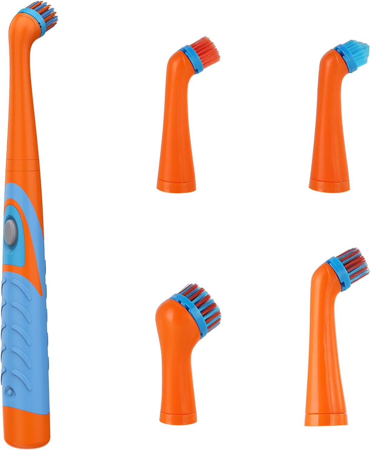 OhhGoElectric Cleaning Brush 4in1 Cleaning Brush Oscillating Cleaning Tool Household Brush for Bathroom Household Kitchen Tub Tile Floor Wall