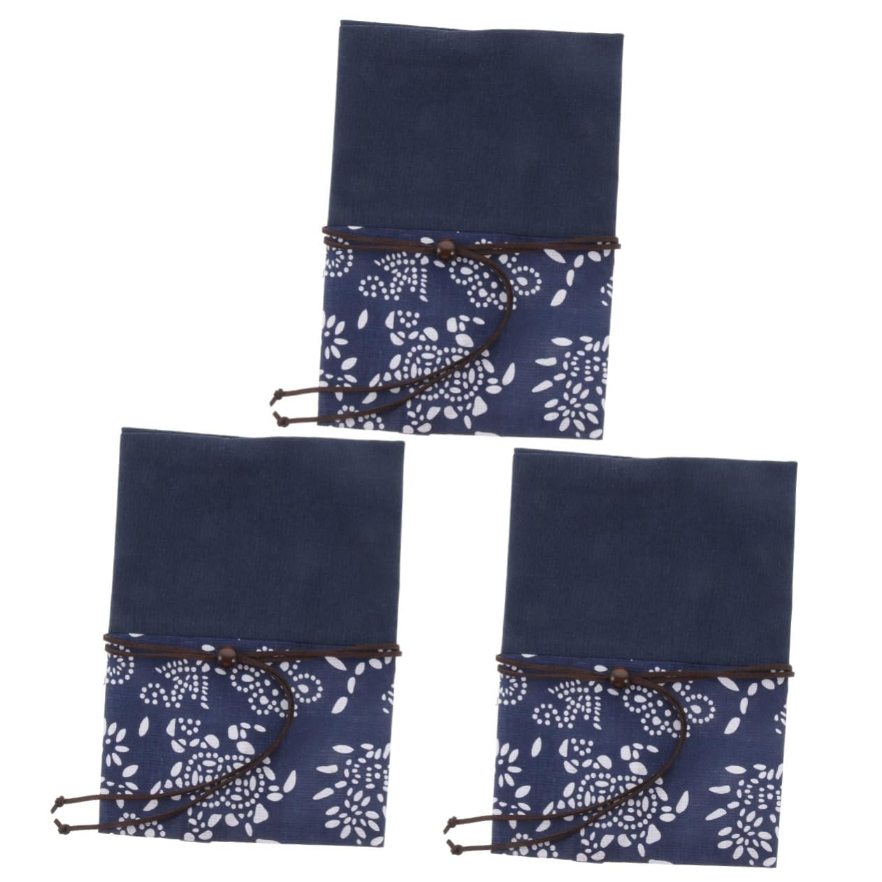 SHINEOFI Lot De 3 Couvertures De Livre En Tissu Teint Bleu Encre Protection De Livre Protection De Livre Film De Couverture USB Reliure De Livre Bandeaux Support Ruban Adhésif