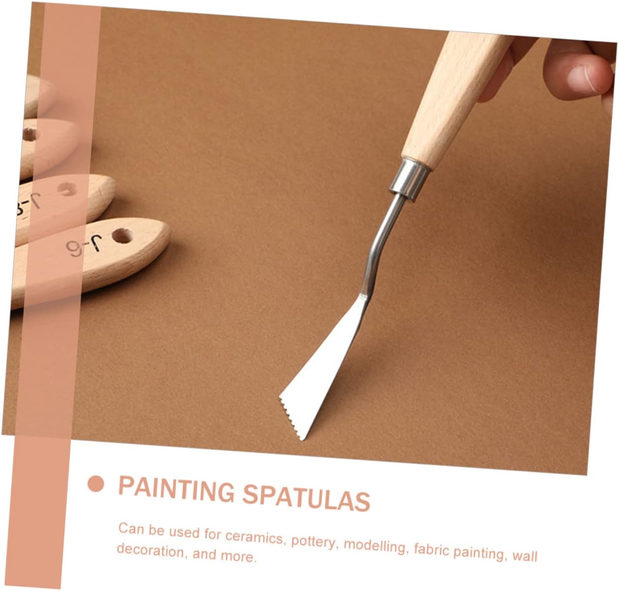 Gadpiparty 6Pcs Painting Knives Professional Palette Knives for Oil Art Versatile Spatulas with Smooth Handles for Artists and Beginners