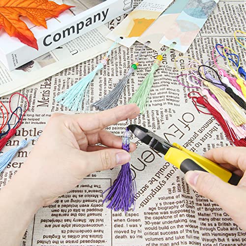 Ekind Silky Floss Tassels, 5-Inch Handmade Soft Craft Mini Tassels For Jewelry Making, Souvenirs, Bookmarks, Diy Crafts (25Pcs, Dark Purple) #TOP4