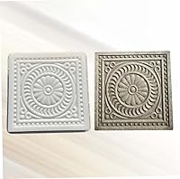 Vista 7 de GANAZONO Molde para pavimentador de cemento, molde reutilizable para camino de jardín, fácil de usar para hermoso pavimento de césped para patio