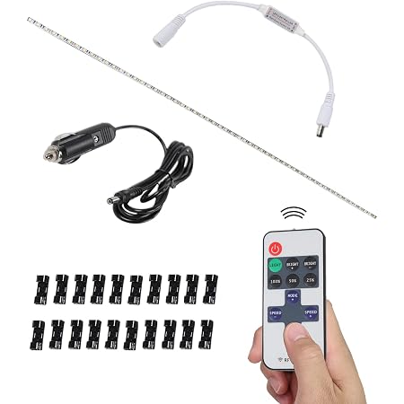 BooYu White Rear Glass Lift Gate Dome Led Light Bar RF Wireless Remote Tailgate Camping Lights