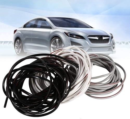 Miniatura 2 de Guardias de borde de puerta, 5M16ft Tira de moldura de goma para puerta de automóvil, protector de sellado, protector de arañazos, decoración