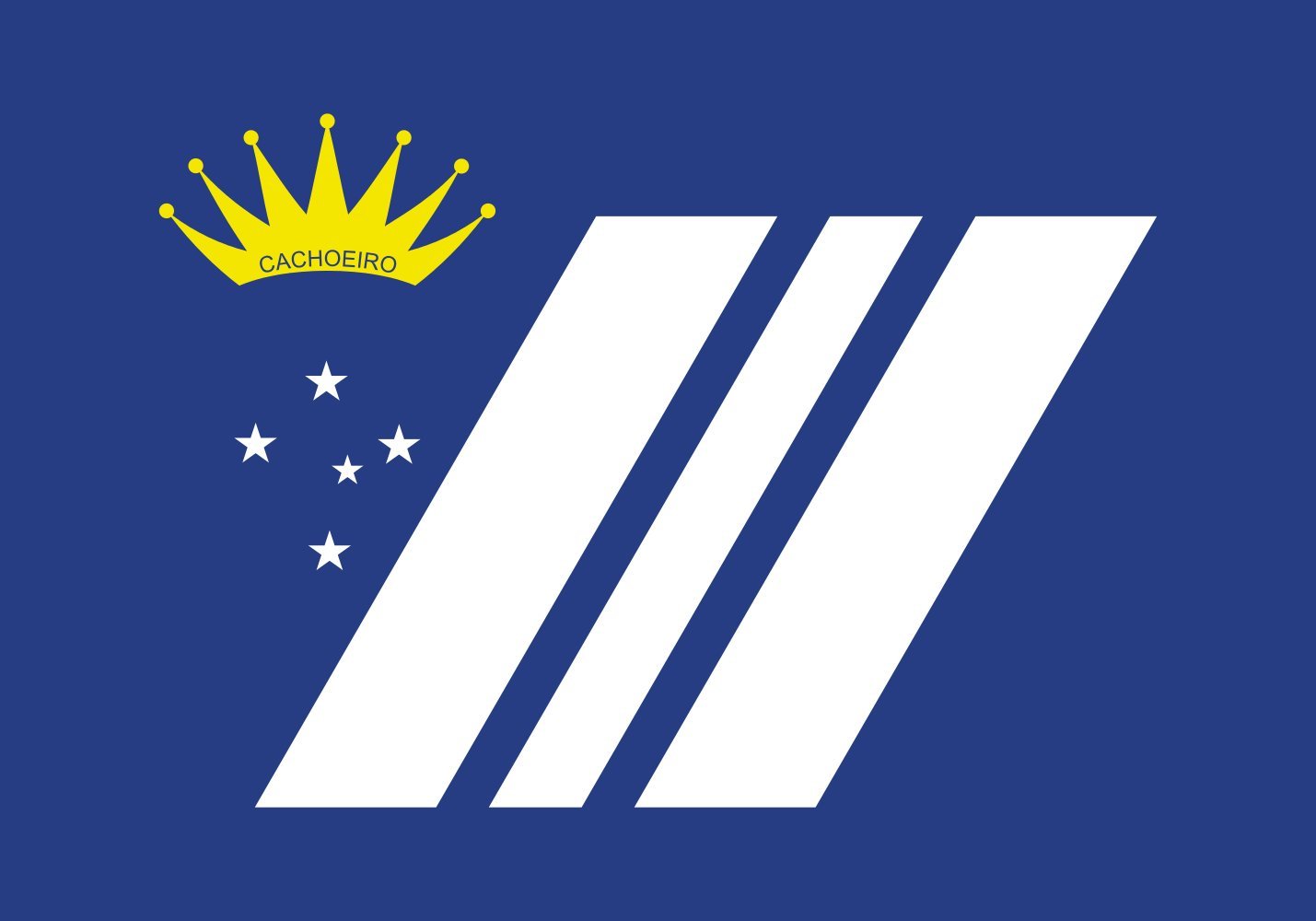 Drapeau Large Cachoeiro de Itapemirim | drapeau paysage |