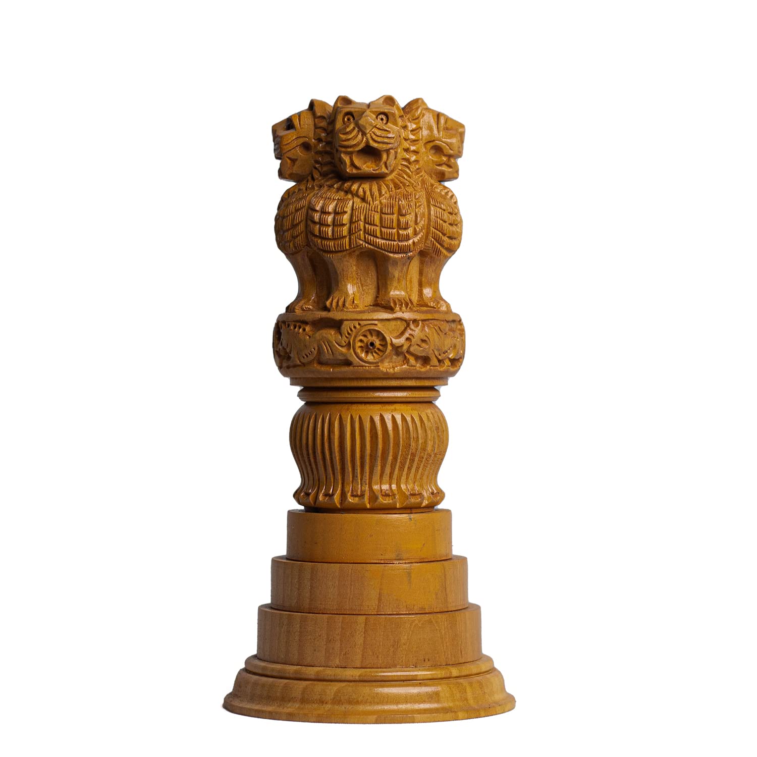 Amazon.co.jp: Exploring India 木製 アショカ柱/柱 | ハンディ 