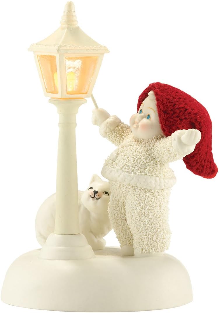 Department 56 Snowbabies Classics This Little Light of Mine Figurine, 4.75 inch