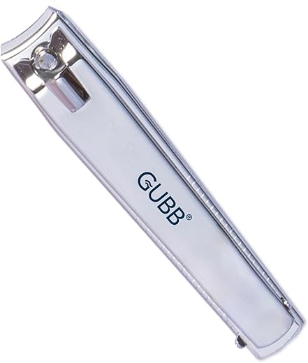 GUBB Toe Nail Clipper For Men & Women | Stainless Steel Nail Cutter – Smooth Curvy Edges to Fit in The Natural Curves of Your Nails – Rust Resistant, Sharp Blades, Durable & Sturdy