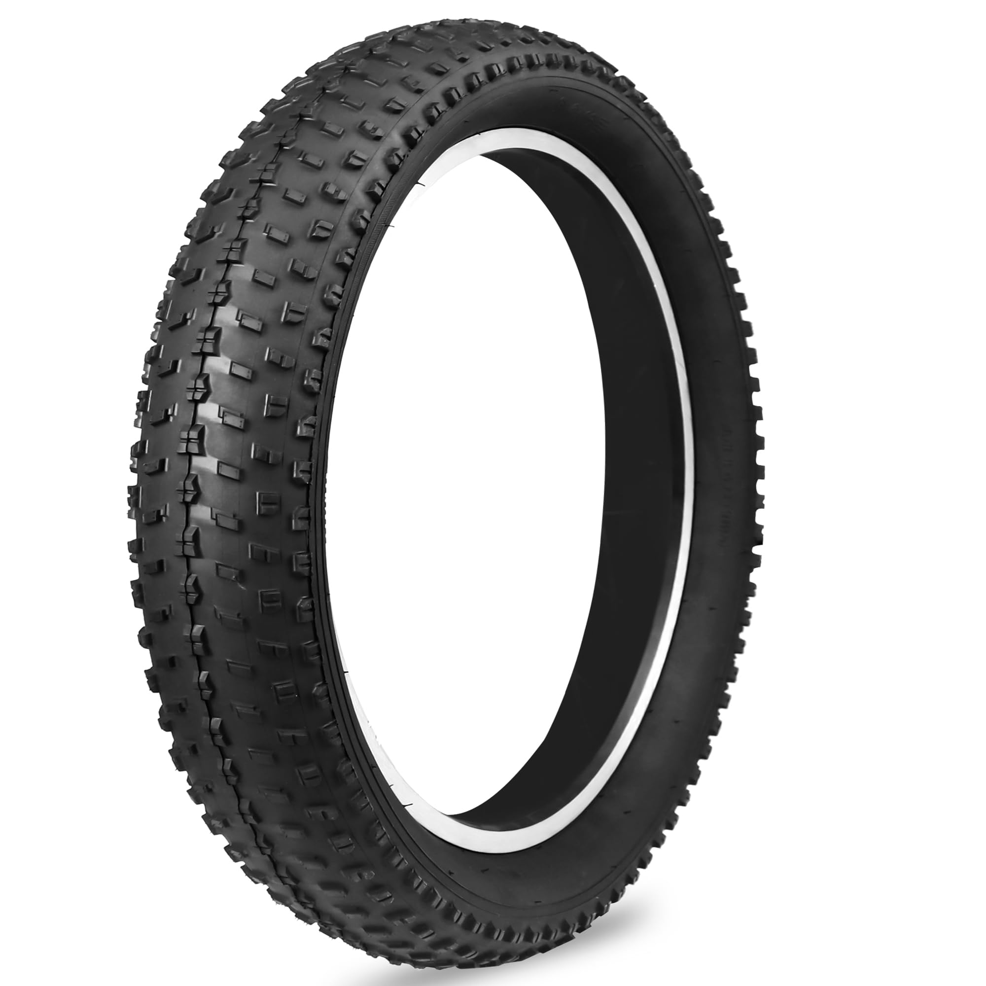 WEEROCK 20/24 Inch Bike Fat Tire Electric Bike Tires 1 Pack 20 x3.0/24 X 3.0 Inch Bicycle Fat Tyre Folding Bead Tire Compatible 20" 24" Inch E-Bike