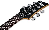 Vista 7 de Schecter C-6 Plus Guitarra Eléctrica de Cuerpo Sólido, CB
