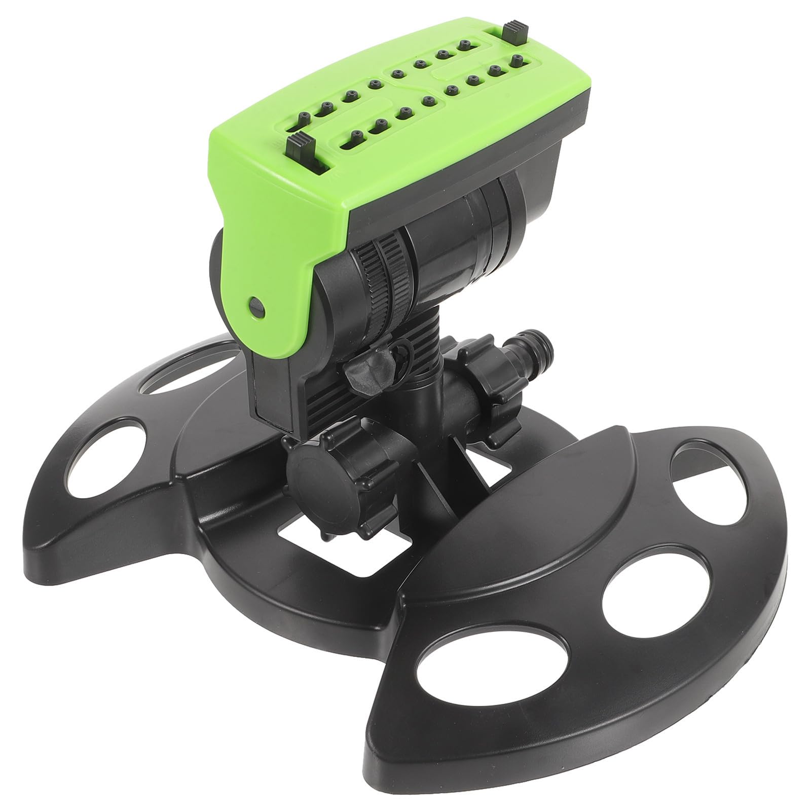 Irrigatore Automatico Oscillante per Giardino 16 Fori in Plastica, Aumenta Area Irrigazione e Riduce Consumo Acqua, per Manutenzione Prato