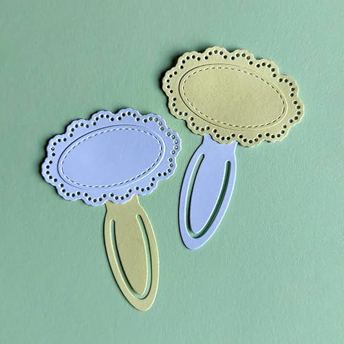 Miniatura 8 de Etiqueta de regalo de libro, troqueles de metal, marco de flores, etiqueta de etiqueta, troqueles de corte de tarjetas, plantillas de cartón para