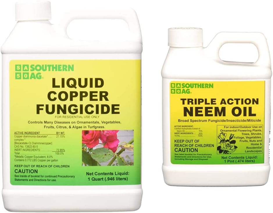 Southern Ag Liquid Copper Fungicide, 32oz Quart & 08722