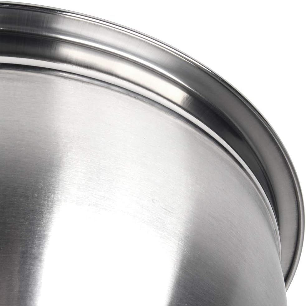 Lindy's Mixing Bowl Stainless Steel German Style Bowl, Multi-Purpose, Dishwasher Safe for Home & Kitchen (16-Quart)