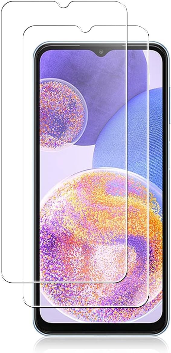 Zubitech [2 Pack] Screen Protector for Samsung Galaxy A25 / Galaxy A24 Tempered Glass Screen Shatterproof Anti Scratch Glass HD Clear compatible with Samsung Galaxy A25
