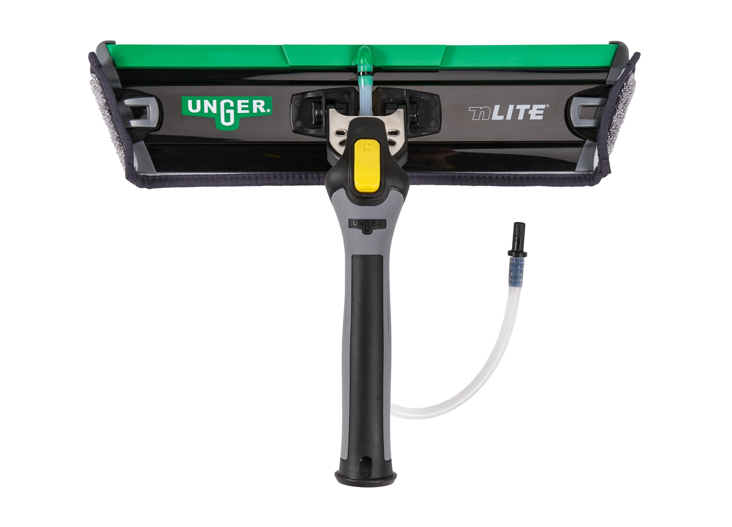 Unger nLITE PowerPad Halter mit einem Pad (Länge: 45 cm, Fensterreinigen, Reinigungsartikel, effizienten Reinigung von Böden, Fliesen und Anderen glatten Oberflächen) PWH45