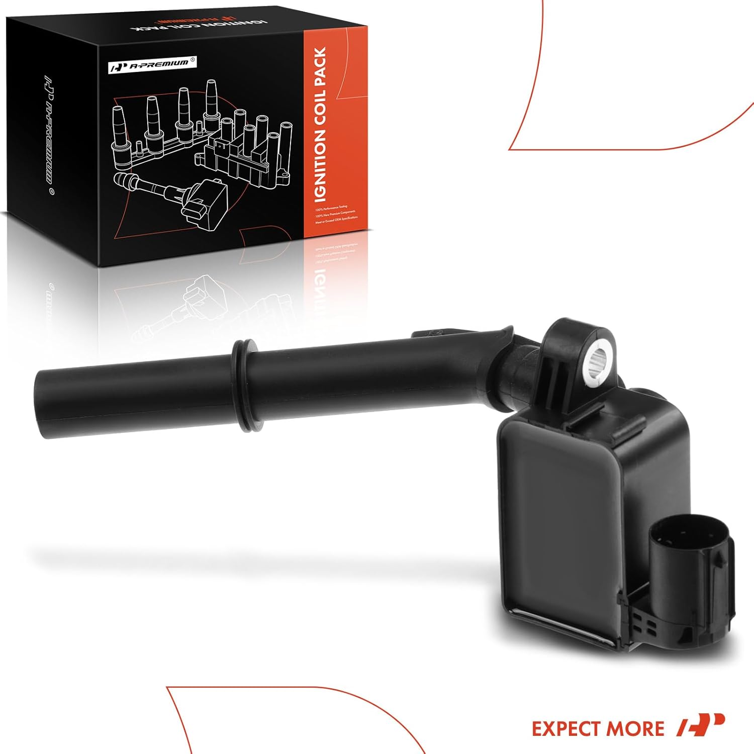 A-Premium Ignition Coil Compatible with Mercedes-Benz C300 C350 CL550 CLS550 E300 E350 E400 E550 GL450 GLK350 GLS550 ML350 ML550 SL500 SLK350