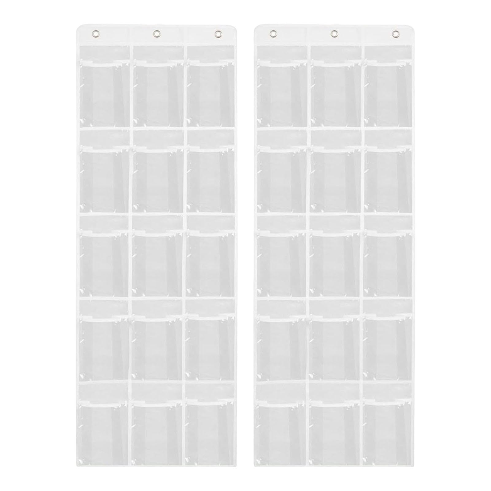 2Pcs Classroom Headphone Storage Organizer for Library Over The Door Hanging-image-44