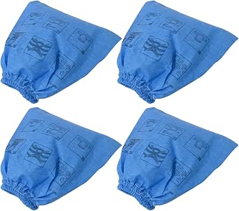 Homesweet 4 Pack Cloth Filter Compatible with Vacmaster 1.5 to 3.2 Gallon Wet/Dry Vacuums, VOM205P 0901