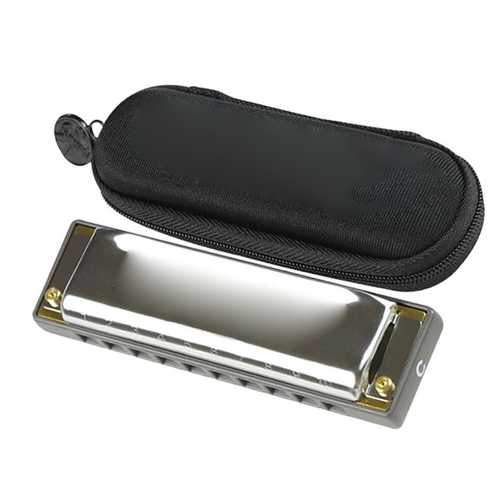 Harmonijka Ustna 10-otworowa Diatoniczna Harmonijka Z Żywicy Grzebieniowej Blues Harp Key Of CDAEFG(F Tone)