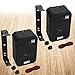 Pyle PDWR50B 6.5 Inch 500 Watt Waterproof Stereo Speaker System for Indoor or Outdoor Theater Surround Sound System, Black (4 Speakers)