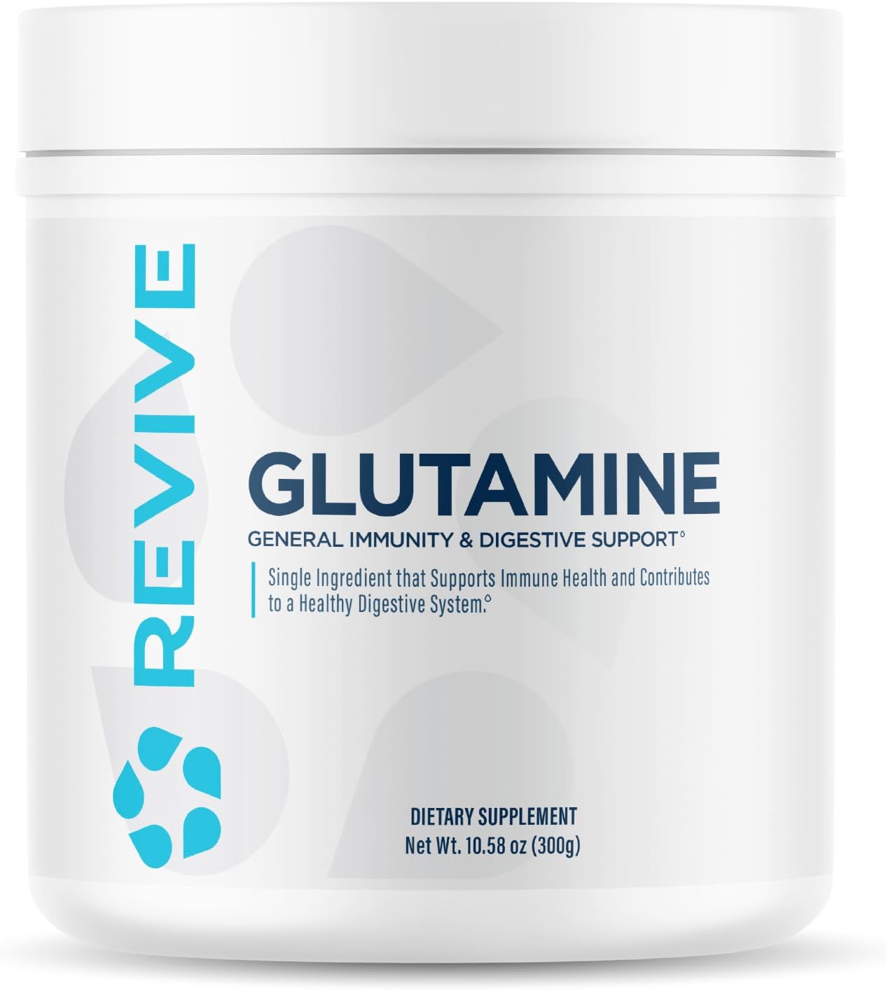 Revive MD Gut L-Glutamine Powder – Muscle Recovery & Immune Support Supplement for Adults – Promotes Digestive Health, Reduces Muscle Soreness & Supports Immunity – Vegan (30 Servings)