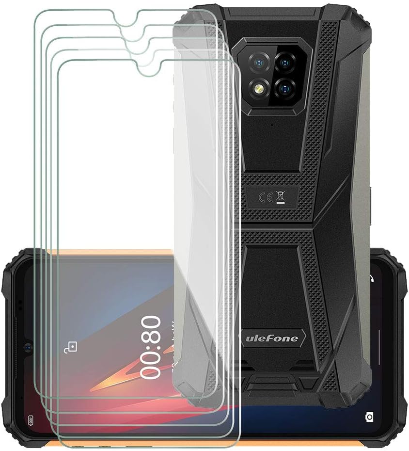 Screen Protector for Ulefone Armor 8 5G 6.1 Inch, KJYF Ulefone Armor 8 5G 0.25mm Tempered Glass Screen Protector with Advanced Clarity [3D Touch] Work w/Most Case 99% Touch Accurate - 5 Pack