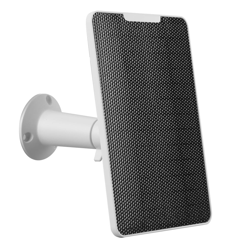 Panel słoneczny, Ładowarka słoneczna, panel słoneczny 10 W do montażu kamery, uchwyt ścienny IP65 ze wspornikiem i śrubokrętem obrotowy 360° do kamery Gogle Nest