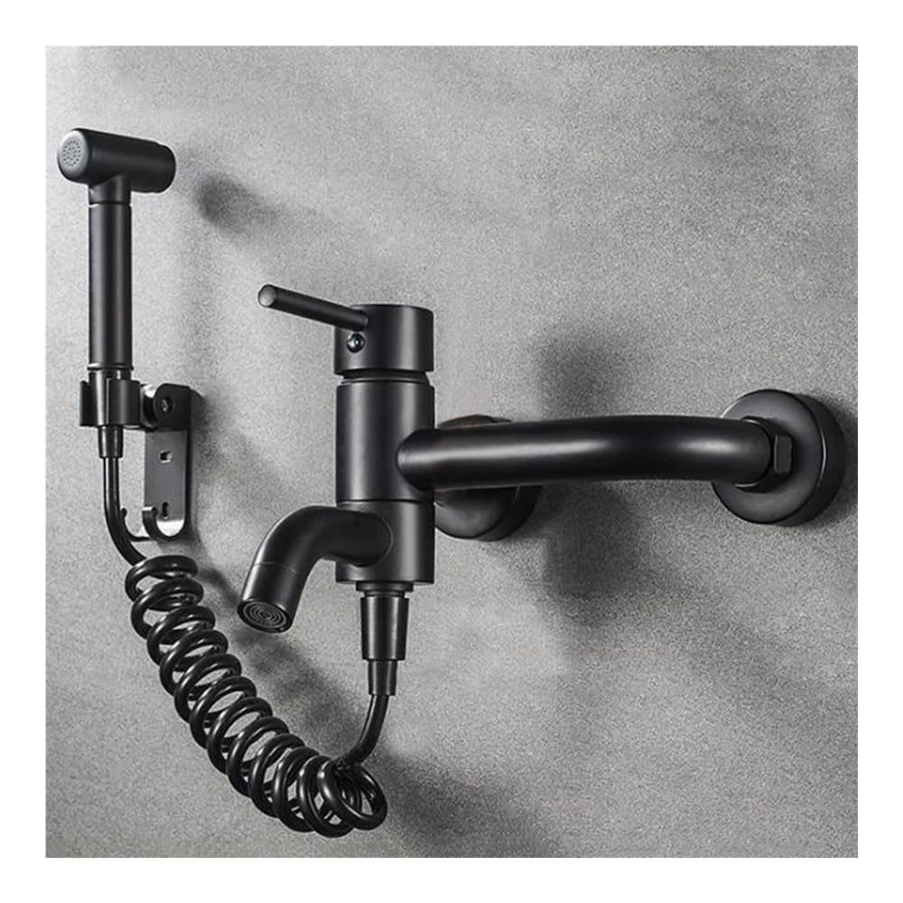 Pistolet de pulvérisation de nettoyage noir B607 mitigeur haut de gamme salle de bains