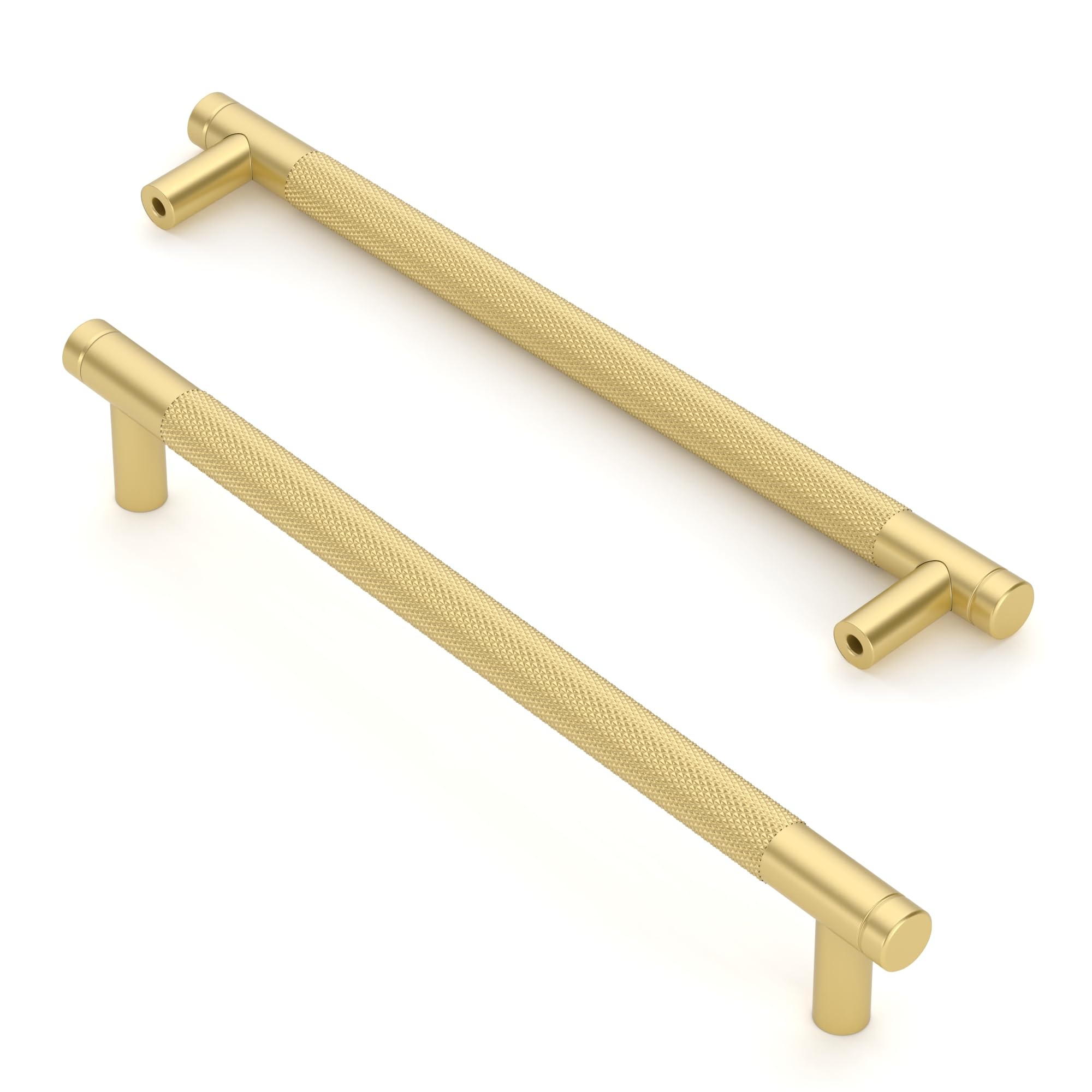 Asidrama 10 Pack 5 Inch(128mm) Champagne Bronze Cabinet Pulls Knurled Cabinet Handles Cupboard Handles Kitchen Cabinet Hardware for Cupboard Drawer Pulls — Amazon image 9