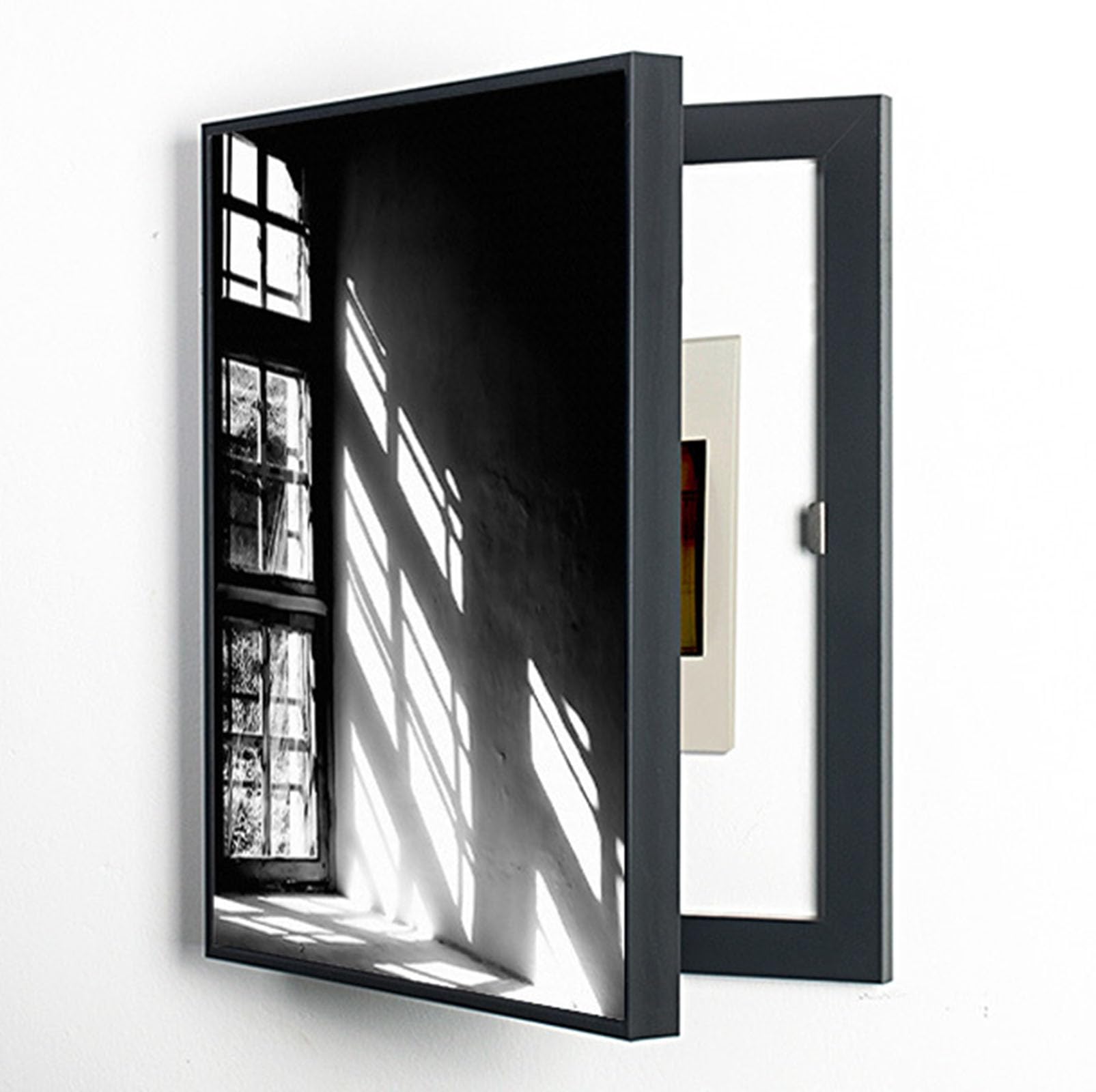 Panneau électrique décoratif 55x65 cm : cache-compteur mural design