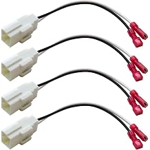 2024 Upgrade 4x Front Rear Door Speaker Wire Harness Connector Plug for Jeep 1999-2020 Grand Cherokee