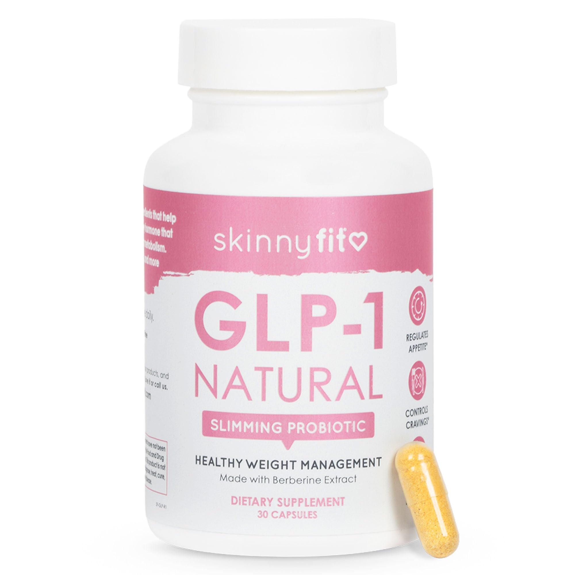 glp 1 pills amazon Amazon.com: SkinnyFit - GLP-1 Natural Probiotic Supplement (30 Servings) -  Weight & Fitness Goals - Cravings, Appetite & Digestion - Berberine &  Probiotics