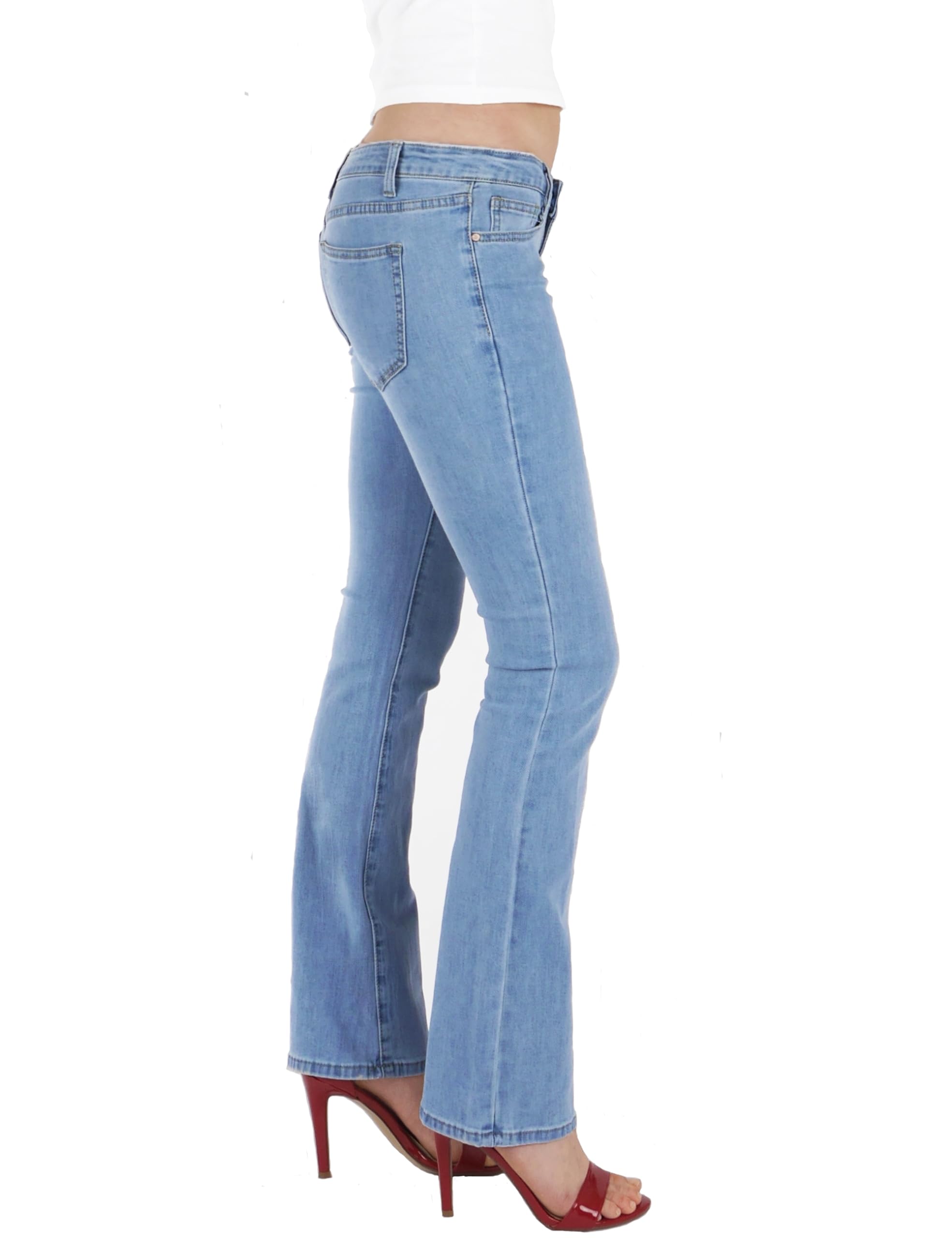 Fraternel Jeans Donna Bootcut Stretch Vita Bassa