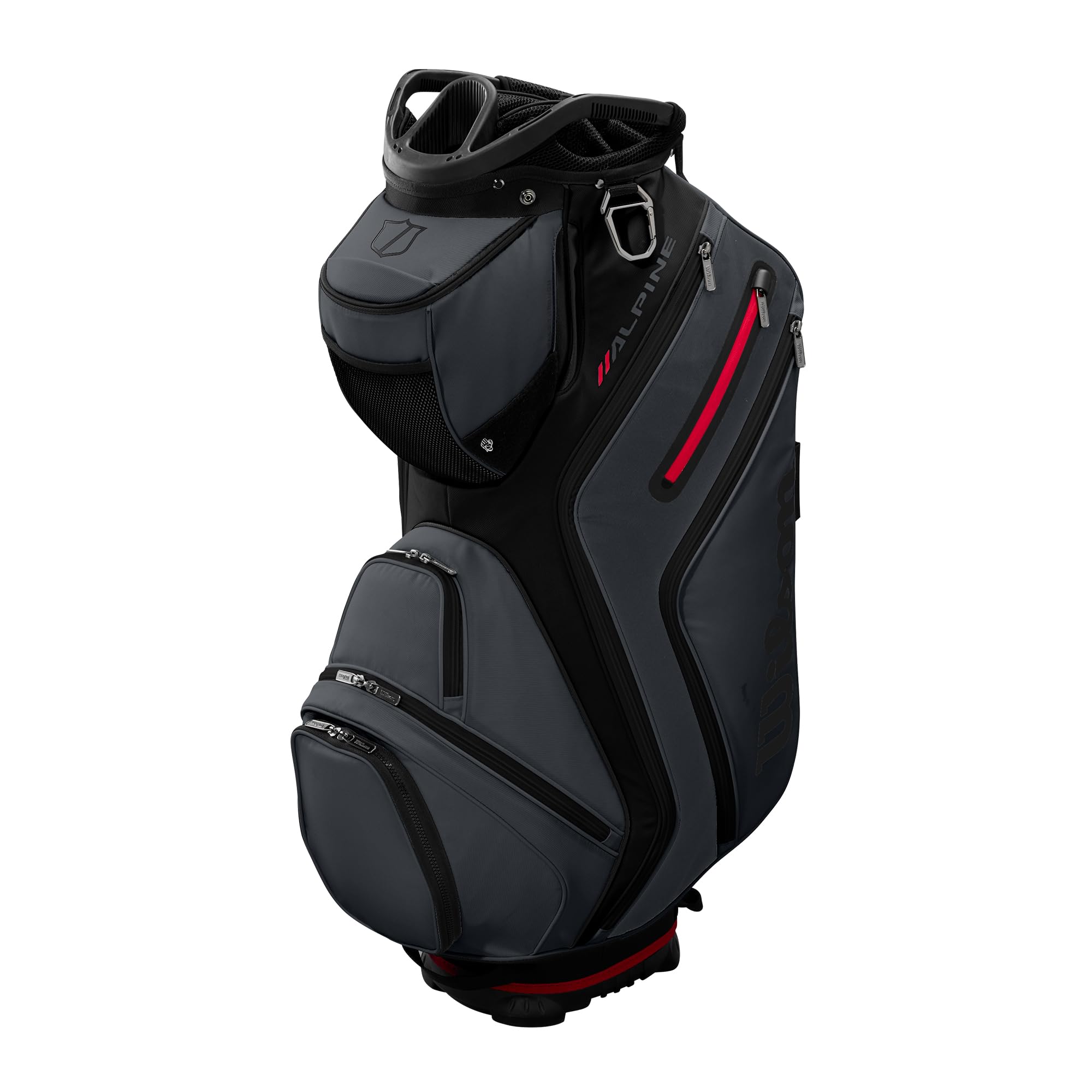 Wilson Staff Alpine Golf Cart Bag - Black/Red