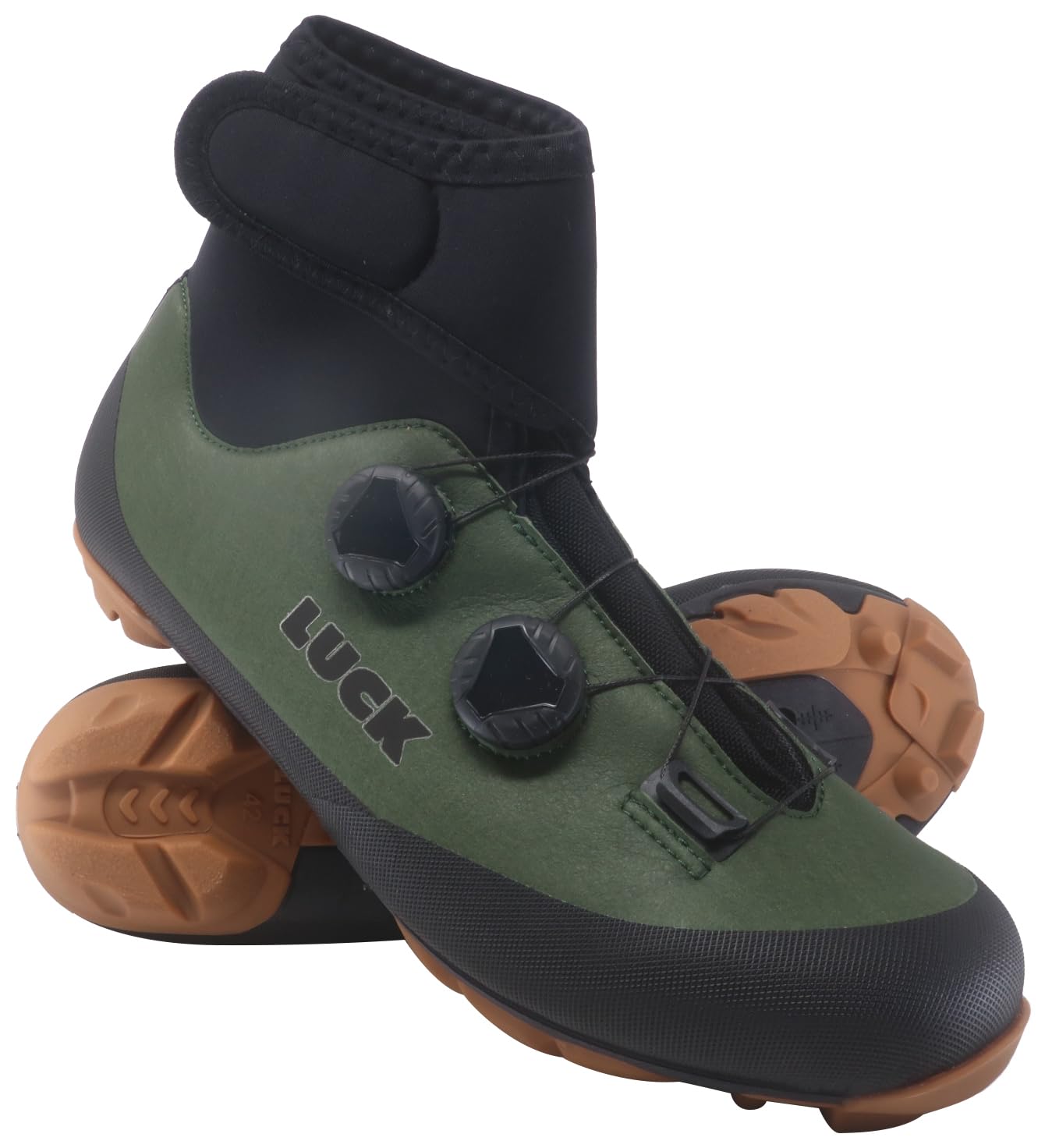 LUCK Winter 24, Zimowe buty rowerowe MTB, z podeszwą węglową, podwójne zapięcie obrotowe i Goretex.