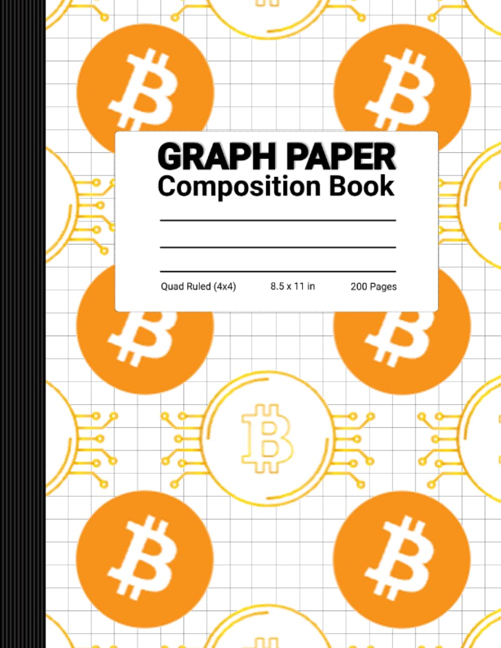 Graph Paper Composition Notebook Bitcoin Top Cryptocurrency Grid Paper