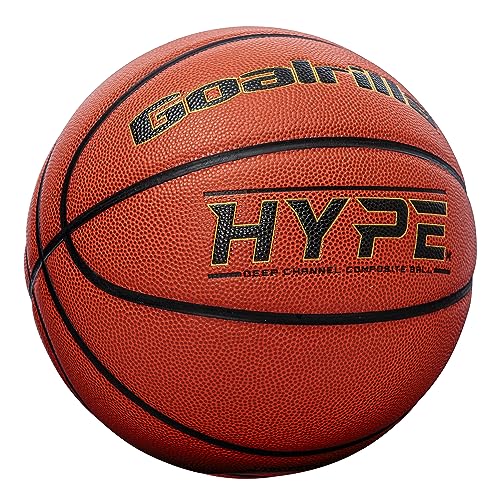 Goalrilla Hype Men’s Basketball, tan (B9009W), Brown, Size 7