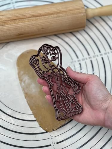 Miniatura 4 de Cortadores y moldes de galletas Baby Groot de alta calidad de 5.5 pulgadas producidos por 3D Kitchen Art