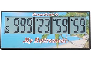 Retirement Countdown Clock A AIMILAR Digital Retirement Countdown Timer 999 Day Clock