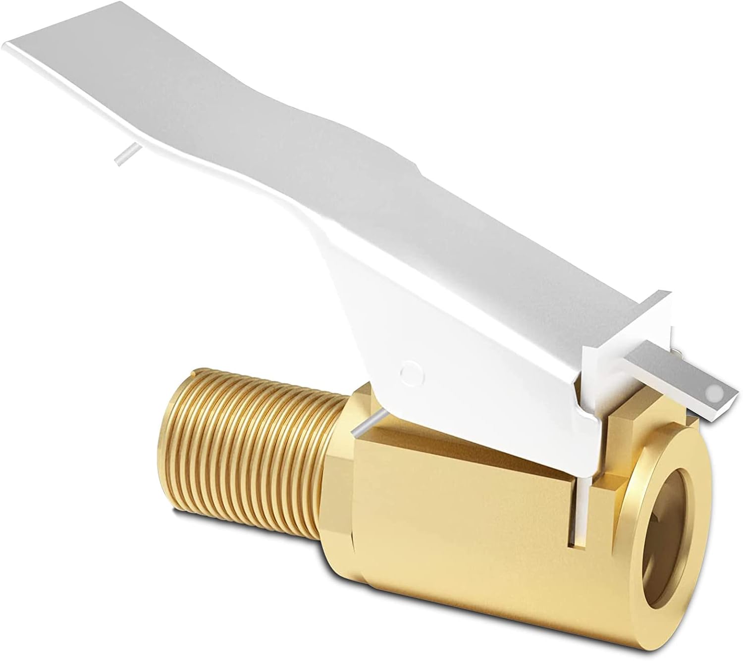 HIYITKS Air Chuck with Clip Adapter, Brass Locking Tire