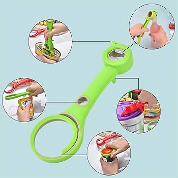 Amazon | Zayookey 6in1 多機能栓抜き 2個 ジャー缶ビール栓抜き