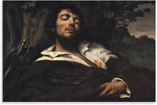 Self-Portrait Gustave Courbet Painter Poster Wall Art Poster Scroll Canvas Painting Picture Living Room Decor Home Framed/Unframed 08x12inch(20x30cm)