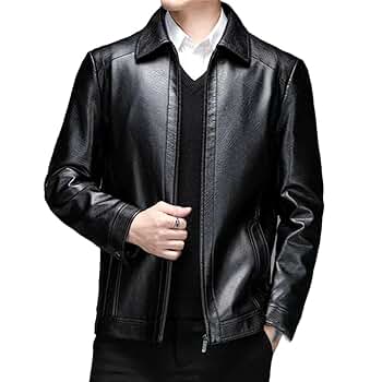 Hgvcfcv Winter Leather Jackets For Men Autumn Genuine Jacket