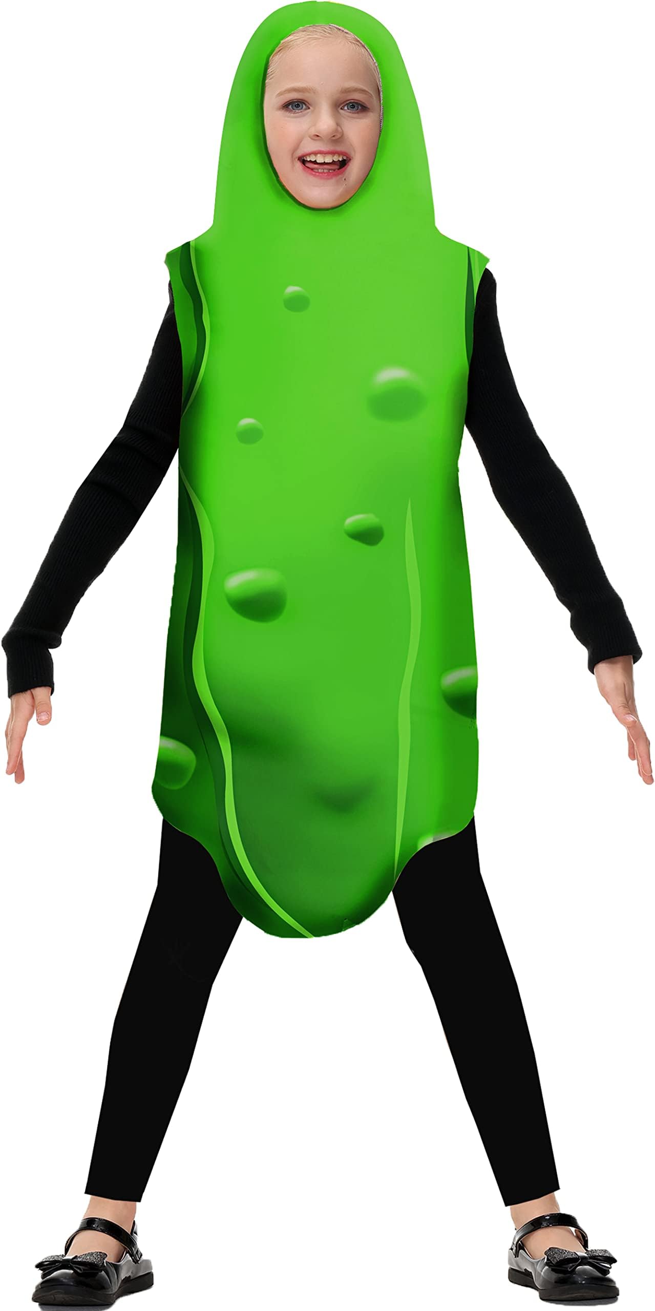 Kid's Halloween Hotdog Pizza Pickle Peapod Costume Boy Girls Vegetable Food Outfit