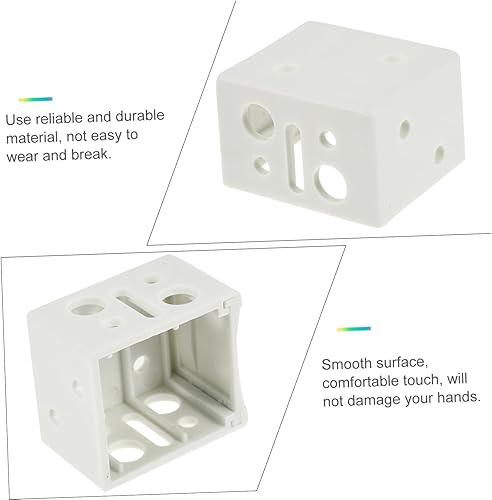 Miniatura 7 de VICASKY Piezas de persianas fijas seguras y prácticas, artesanía fina, persianas de instalación de dos extremos para persianas pequeñas, accesorios