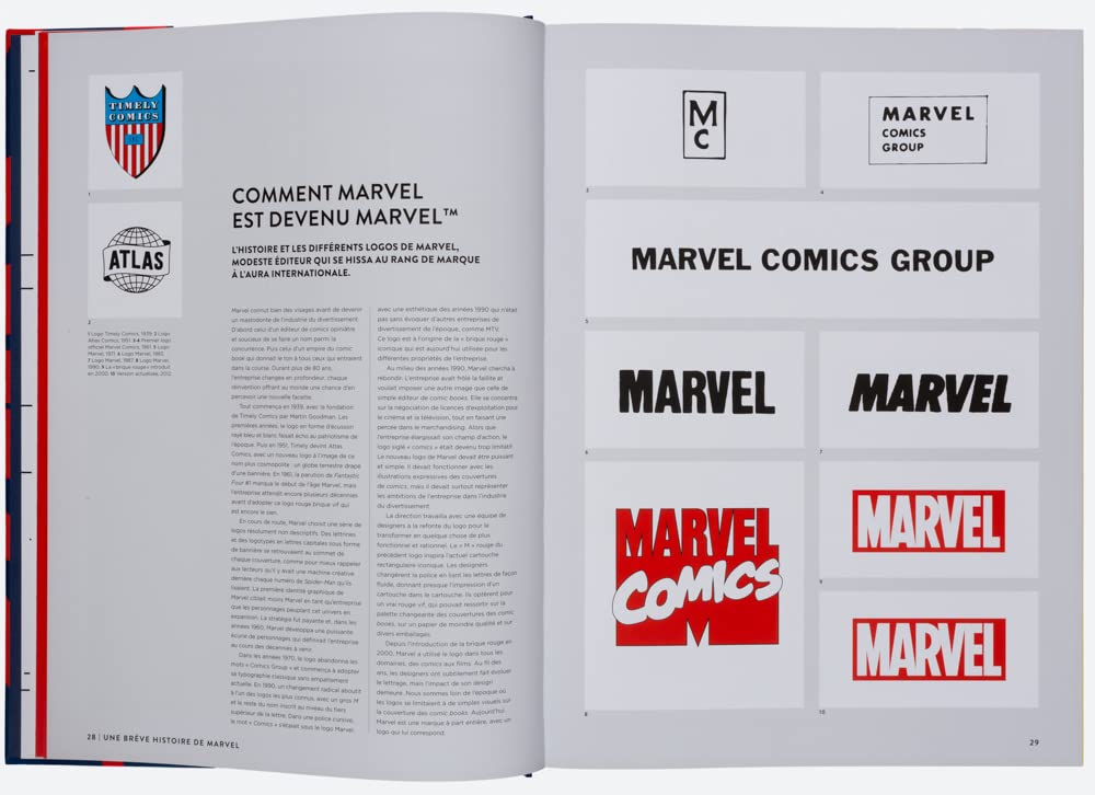 Marvel Une histoire de design: Conceptions graphiques et identité visuelle du plus grand éditeur de comics au monde