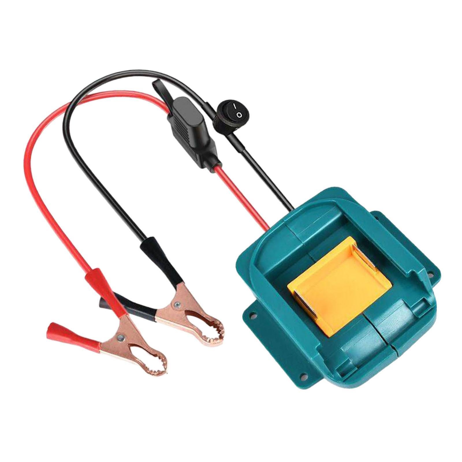 Milageto Adaptador de Batería Convertidor Adaptador Eléctrico Herramienta Clip de Material Apto para Herramientas de Bricolaje y